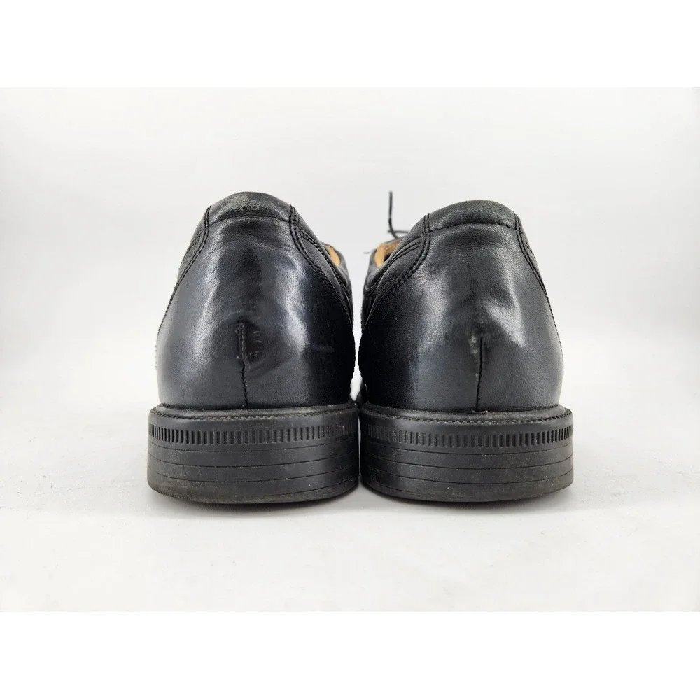 Florsheim Cap Toe Oxford Mens 9 D Black Leather Lace Up Dress Shoes 11704-001